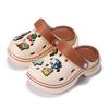 Girls' Summer Perforated Thick-Soled Sandals: Soft EVA Beach Flip-Flops, Hot Style for Outdoor Fun