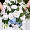 PE Foam Roses Artificial Flowers Wedding Bride Bouquets Decor Accessory Wreath Home table Outdoor Garden festival Party Diy gift