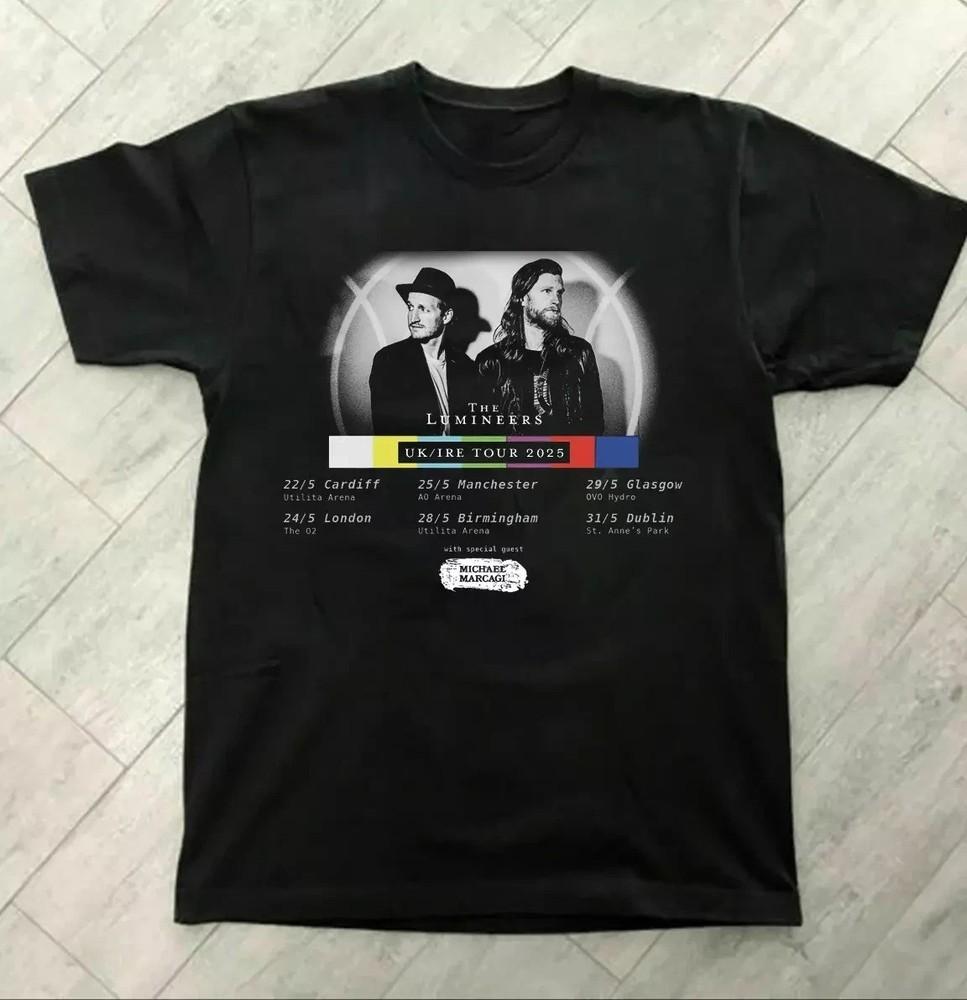 The Lumineers BAND UK IRE Tour 2025 T Shirt  HH565 Unisex T-Shirt XL