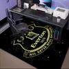 Ever-ton Football Club Crest Printed Office Carpet Chair Cushion  Entryway Rug, Rugs for Living Room, Bedroom Christmas gifts