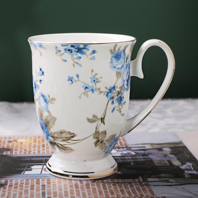 Bone China Coffee Mug Gift Set - Customizable Logo Options, Various Styles
