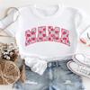 Basic T-Shirt Pattern Strawberry Printed Letter Mama Cute Fashion O-Neck Printed Short Sleeve Casual Cartoon Women's T-Shirt