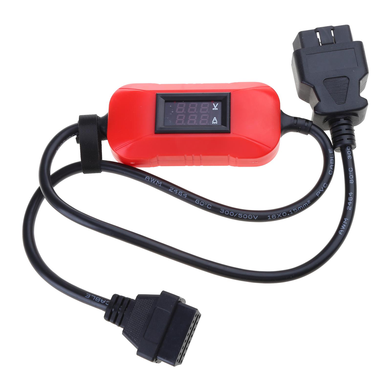 

Truck Adapters Cable 12V to 24V Flexible Adapters Cable Diesels Truck Converters Work Accessory for X431 Easydiag2.0/3.0 красный