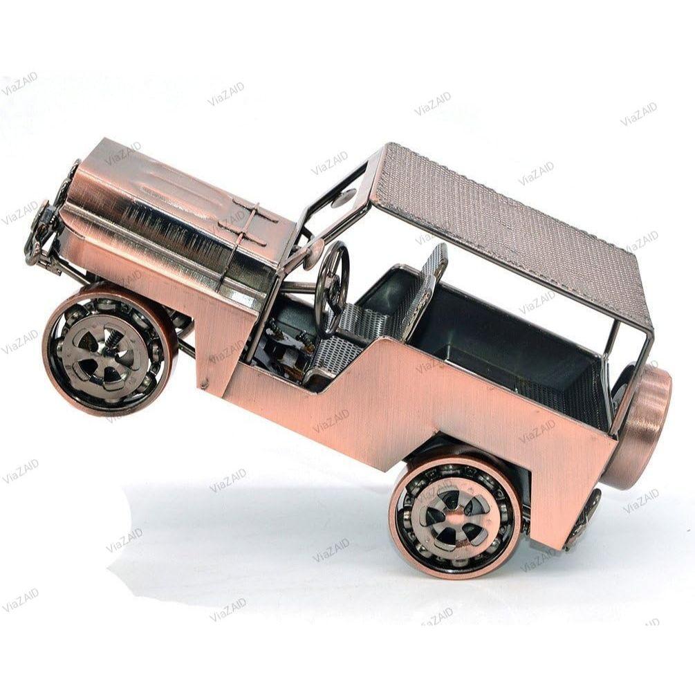 Metal Antique Vintage Car Model Handcrafted Collections Collectible Vehicle Toys for Bar or Home Decor Decoration