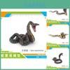 Realistic Plastic Snake Model Collection Featuring Cobra Python Green Tree Python And Coral Snake Toys For Educational Play And Display