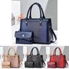 Modern Two Piece Croc Print Mom Handbag Fashionable Retro Style Shoulder Bag For Daily Use
