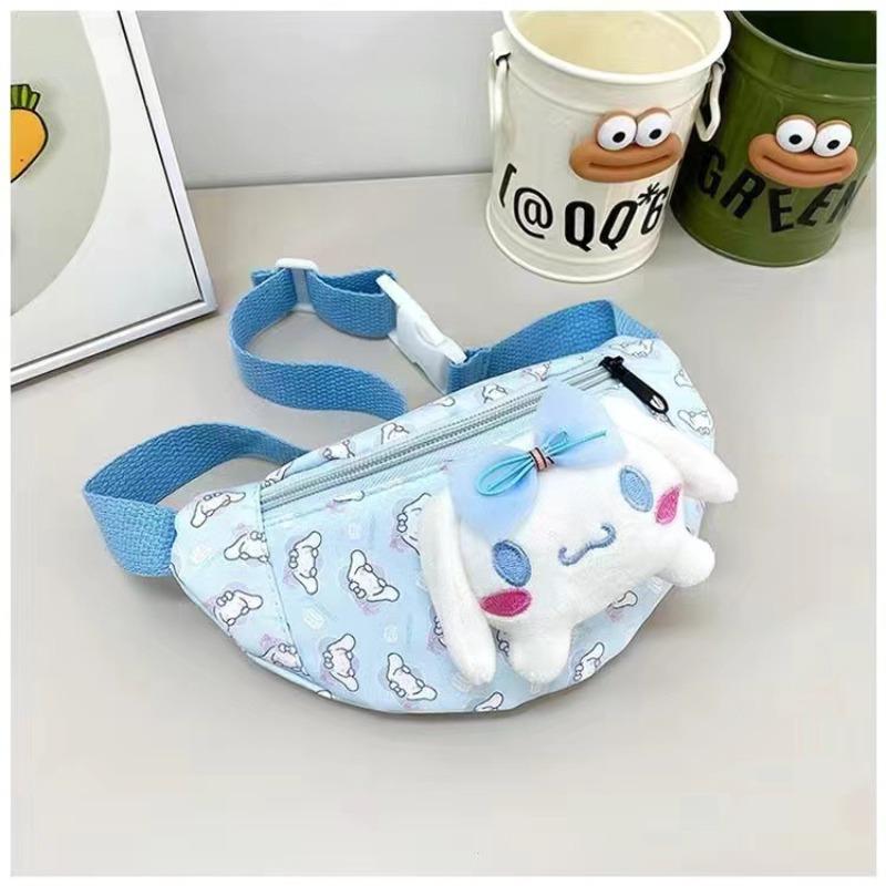 Versatile cute cartoon fanny pack Kulomie messenger bag mini high-value breast bag casual girl children's shoulder bag