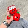 Cute Strawberry Expression for AirPods 1 Protective Case Apple 1/1 Generation AirPods Pro1 Earphone Case Female