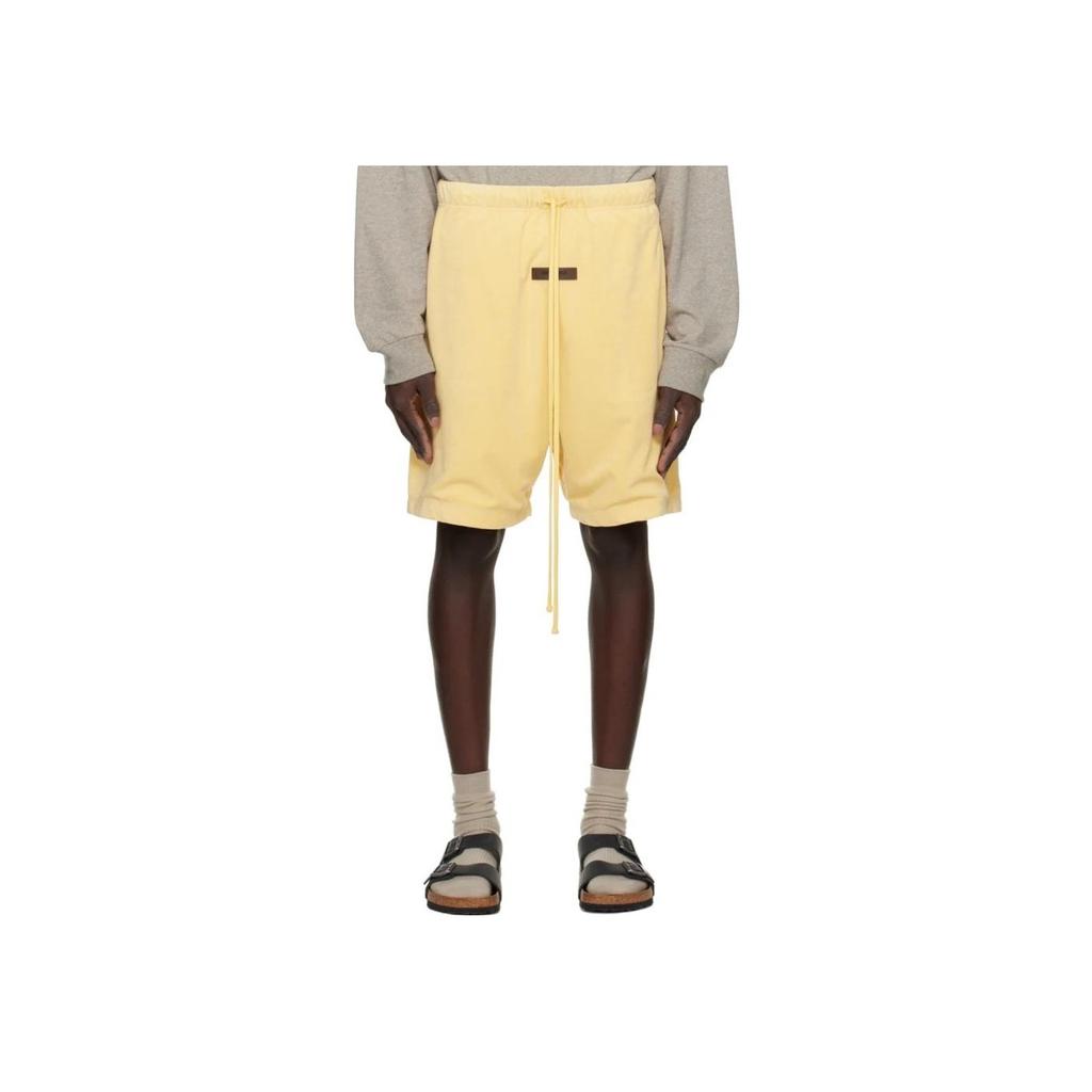 Fear of God Essentials Terry Short Light Tuscan Men Bottoms Yellow 160BT224092F