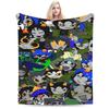 Super Warm Blankets Decorative Homestucked Manga Throw Blanket  Flannel Bedspread For Outdoor Street Trend Sofa Bed Cover