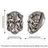 Retro Steampunk Gas Mask Latex Mask, Worn Metal Style Half Face Mask for Halloween Cosplay, Party Po Shooting & Themed Events