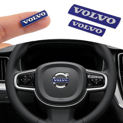 For RDESIGN XC60 XC90 V60 V40 XC40 V50 S60 V70 V90 S90 T6 Car Steering Wheel Center Cover Sticker Badge Decor Accessories