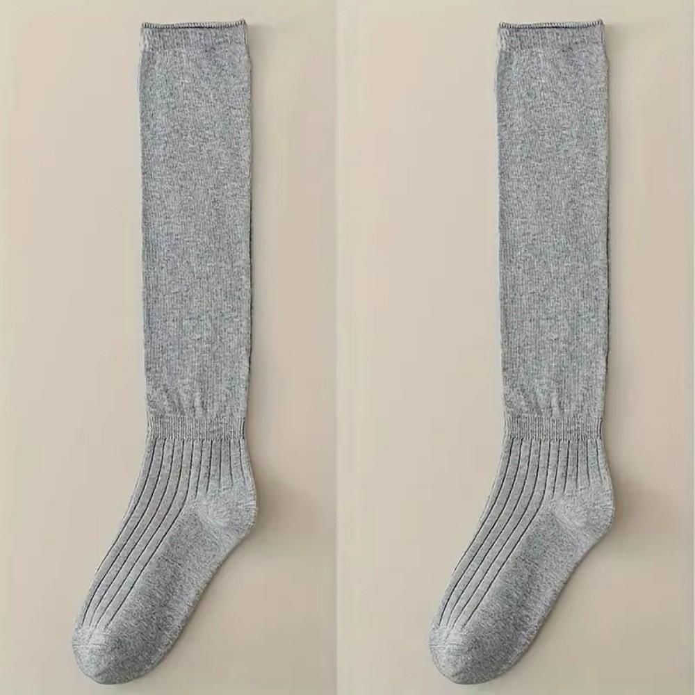 Comfortable Calf Socks Soft Boots Stacking Socks Casual Knee High Socks  Women Stockings