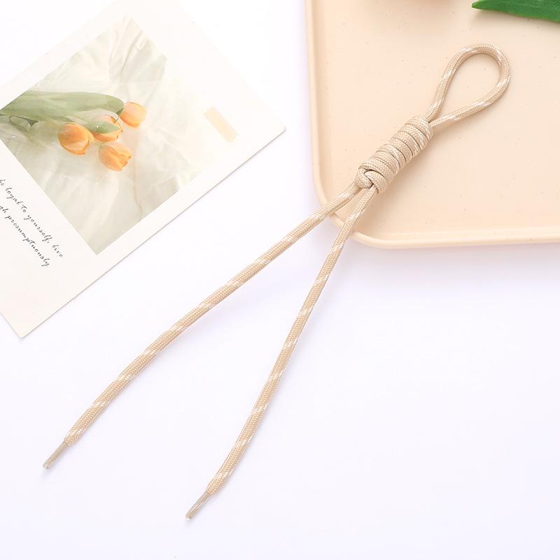 New bag pendant in Miu style, woven rope, unique and versatile, contrasting color phone strap, Roman knot hand strap accessory Braided rope estimate