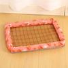 Pet Cooling Mat Portable Cat Ice Pad Breathable Cat Rattan Mat Dogs Beds & Furniture For Floor Sofa