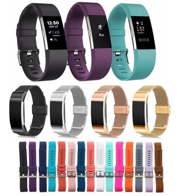 Compatible Charge Fitbit Plaid Strap With Silicone Material In Multiple Colors