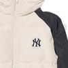New MLB Varsity New York Yankees Down Jacket Unisex Dark Cream 3ADJV0246-50CRD