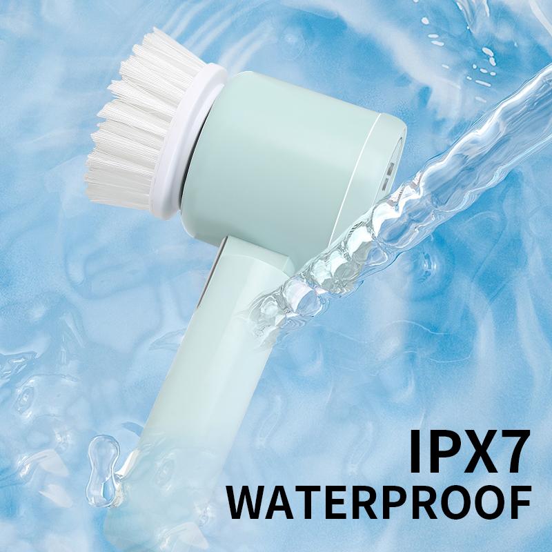 Wireless Handheld Electric Cleaning Brush USB Rechargeable Kitchen Home Dishwash Brush Bathroom Tile Professional Cleaning Tools