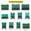 Geevorks 1/2Inch Drive Hex Impact Socket Set 10-Piece Deep Socket Metric Sizes 8-19mm CR-V Material with Storage Box