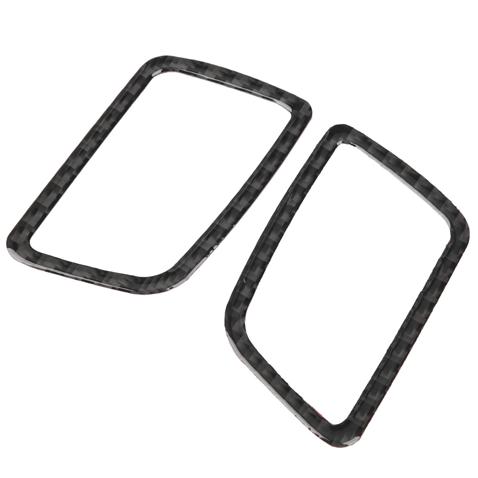 

2 шт. Накладки на воздуховоды приборной панели из углеродного волокна, установка на клей, подходят для Honda CRV CRV 20162019