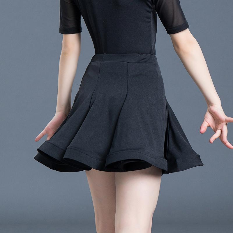 Vestito Latino per Bambini Abiti da Pratica Leopardo Latino Performance per Donne Ragazze Spandex Grembiule da Danza per Gara Esame