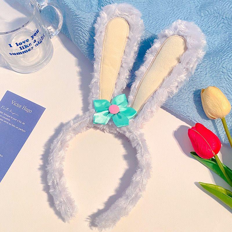 Cartoon Plush Headband: Cute Hair Accessory for Women & Kids, Perfect for Face Washing