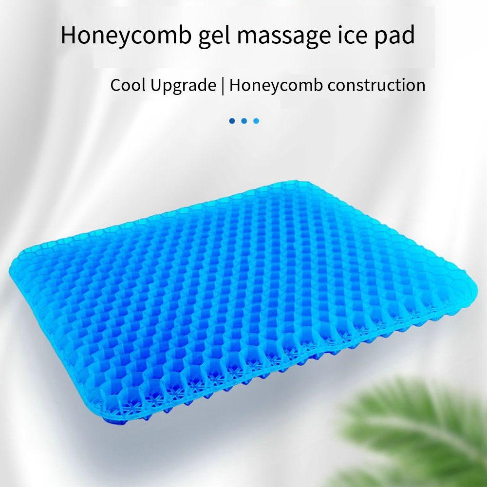 Foldable Gel Seat Cushion Portable Cooling Seat Pads Massage Honeycomb Gel Cushion  Car