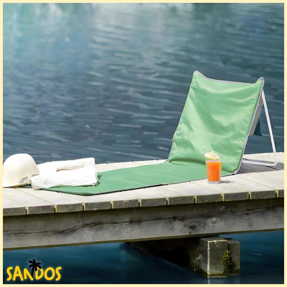 Foldable Garden Beach Lounger for Sunbathing Bag for the Beach, Lightweight Lounger