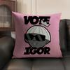 T-Tyler The C-Creator Rapper Cushion Cover Natural Linen Organic Fabric Double-Sided Printing Sofa Home Decor Gift Pillow Case