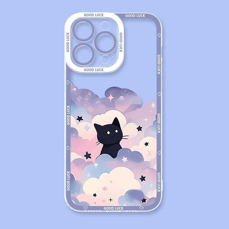 Starry Cat Case For Xiaomi POCO X6 X7 X5 Pro X3 NFC F3 F5 F6 F7 Ultra M5S C65 M7 M6 Pro 4G 5G 14T 13T 12T 11T 14 11 Lite 5G NE