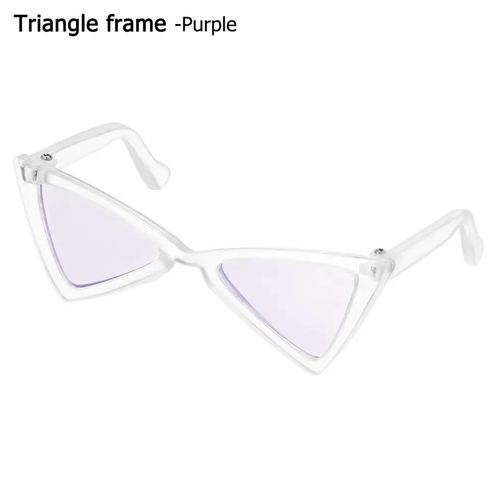 Pet Accessories Triangle Frames Mirror Multicolor Dog Sunglasses Pet Eyeglasses Square Glasses Cat Glasses