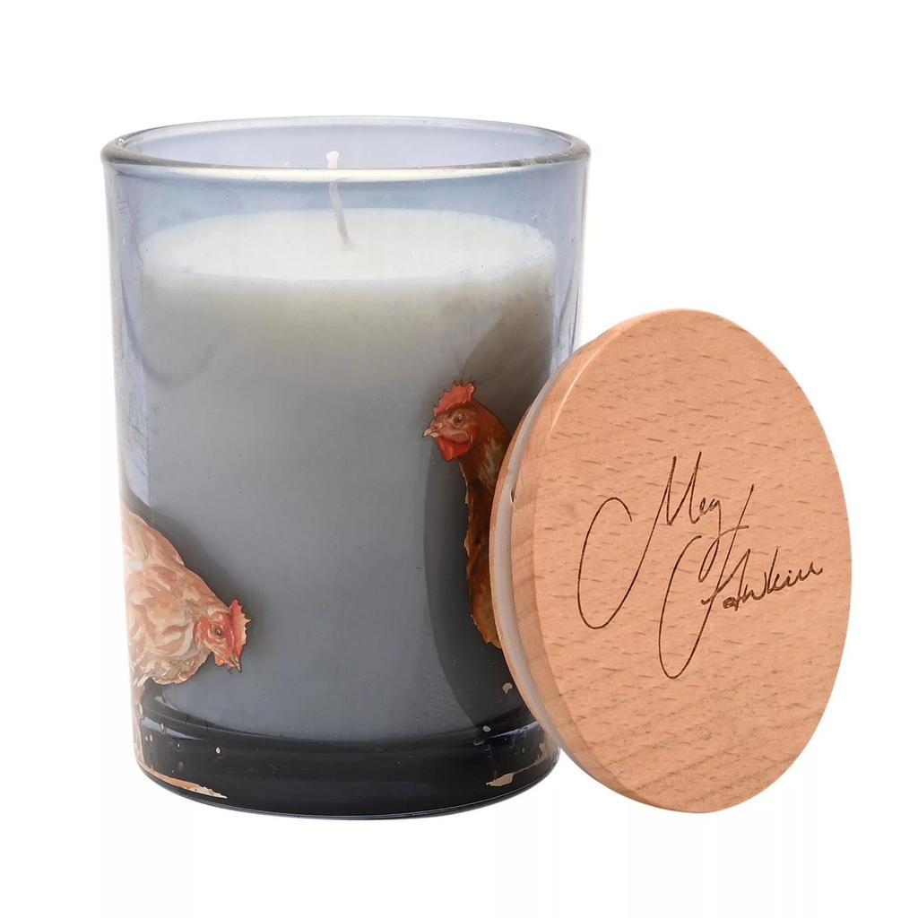 Meg Hawkins 250g Candle Chickens - Honey & Oats