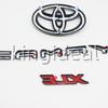 3PCS 2018-2024 FOR CAMRY XLE Matte Black Out EMBLEM OVERLAY KIT 8th Gen CAMRY