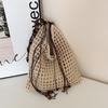 2025 Casual Fashion New Exquisite Knitting Square Shoulder Bags Solid Simple Hollow Out Sense of Luxury Crossbody Bags for Women