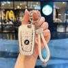 Sakura Pink Tpu for BMW X1 X3 X4 X5 X6 F15 F16 G30 3 5 7 Series G11 F48 Remote Smart Auto Car Key Case Cover Keyring Accessories xg7