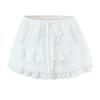 Women's Embroidered Lace Flutter Sleeve Top & Drawstring Cake Skirt Set
