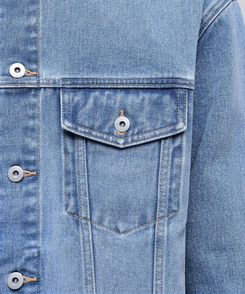Musinsa Standard Relaxed Denim Trucker Jacket [Light Indigo]