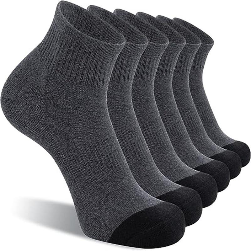 

Anti-Slip Air Cushion Mid-Calf Terry Bottom Sports Ankle Socks - Plus Size Professional Basketball Men s Long Socks One size 39-47