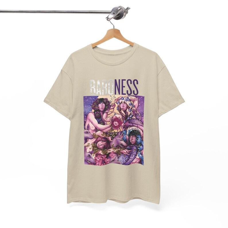 2026 Sommer Mode Trendiges T-Shirt Herren Damen Vintage Oberteil Baroness _lila_ Album Cover T-Shirt _ Stoner & Sludge Metal Grafik T-Shirt