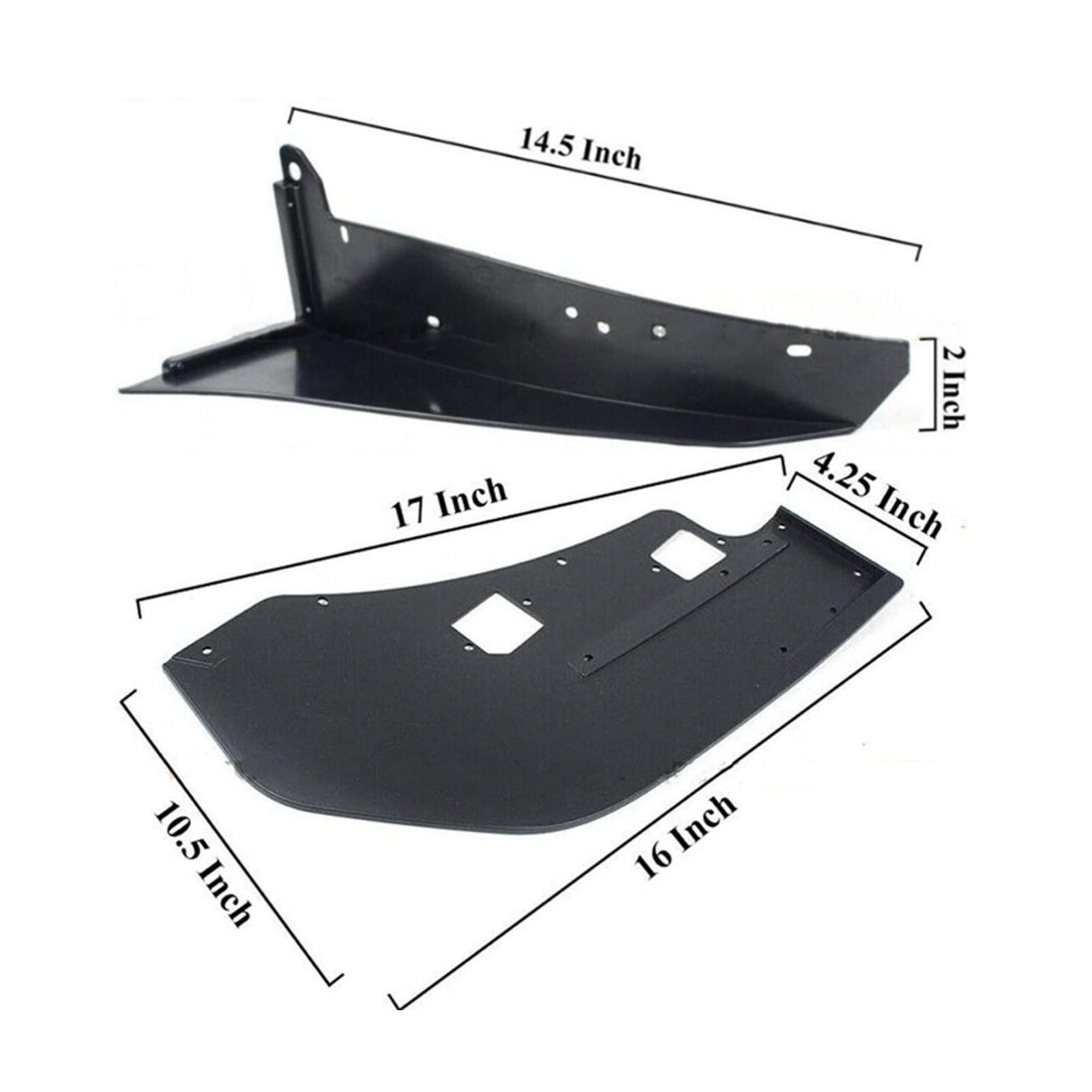 

Пара спойлеров на передний бампер черного цвета для предотвращения столкновений, передние боковые угловые крылья для Mustang GT500 2014–2025 гг. чёрный