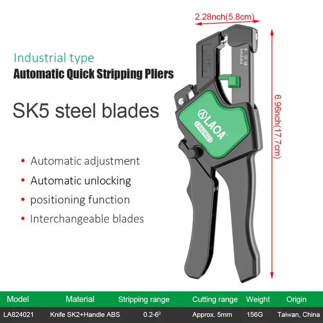 

Многофункциональные быстрые полностью автоматические плоскогубцы для зачистки проводов 0,2-6 кусачки для резки кабеля Регулируемые плоскогубцы для электрика