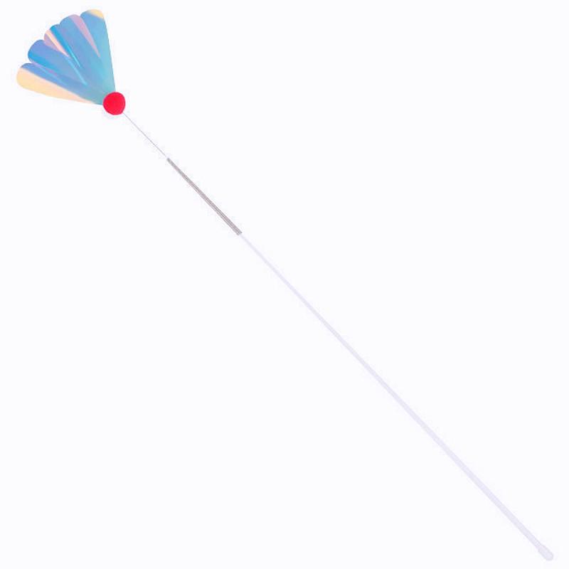 Cat Toys Feather Interactive Cat Toy Spring Stick Cats Toys with Bell Detachable Long Handle Cats Teaser Stick Toy Pet Supplies