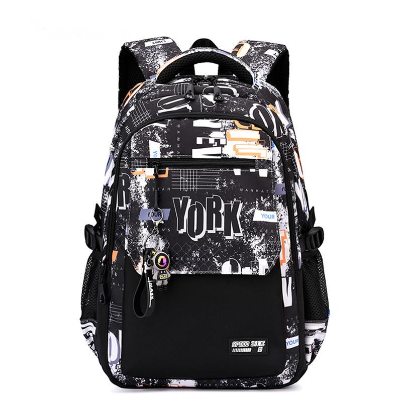 Nieuwe Waterdichte Heren Rugzak Geschikt voor 15,6 Inch Laptop Graffiti Print Rugzak Dames Oxford Reizen Heren Tas Vintage Schooltas