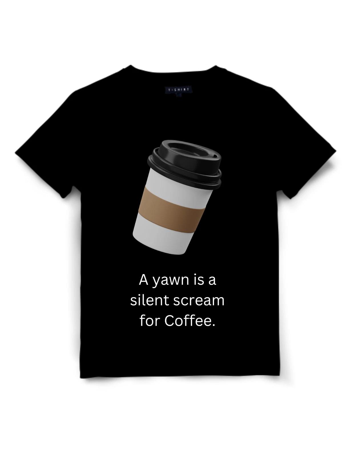 Coffee Lover s Slogan T-Shirt Unisex Jersey Short Sleeve Tee S