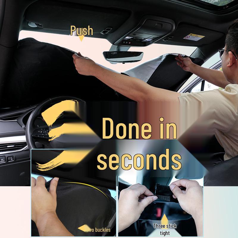 XPeng P7/P7i, G6, G9, G3, Mona M03 Frame-Type Car Front Windshield Sunshade