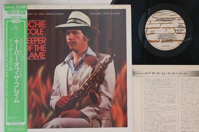 LP Record RICHIE COLE - Keeper Of The Flame K18P9421 SEVEN SEAS 1985 Japan Obi Jazz Used