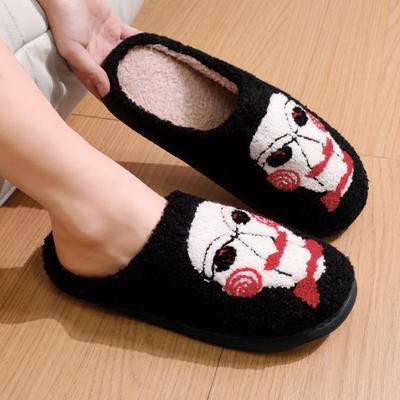 New Winter Cotton Slippers Halloween Creative Funny Slippers Home Warm Winter Cotton Shoes Couple