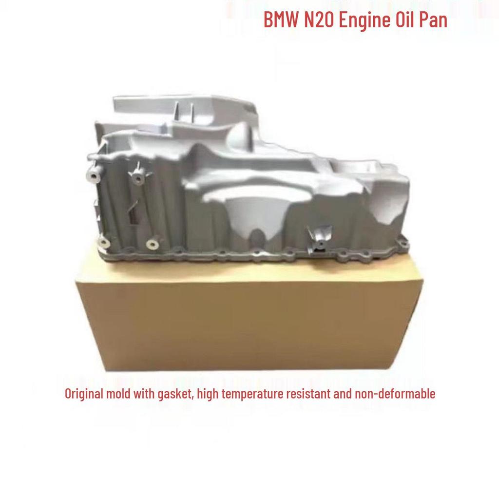 BMW N20 Engine Oil Pan 11137618512 for Models 520, 523, 525, 318, 320, 325 - Aluminum Alloy