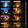 Starry Sky Projector Night Lights Bluetooth Speaker Deer USB Table Desk Lamp Bedroom Decoration For Kids Baby Birthday Gift
