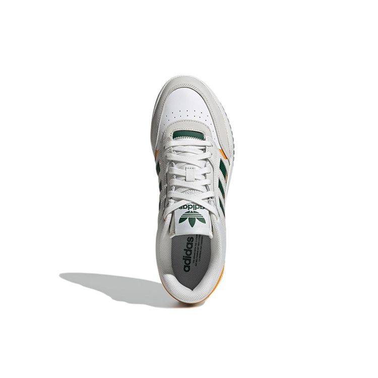 Adidas Originals Drop Step Low Classic Lightweight Durable Non-Slip Low-Top Skate Shoes Unisex Sneakers Gray White Green HP2229